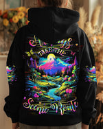 BLISSCORNERS ALWAYS TAKE THE SCENIC ROUTE ALL OVER PRINT