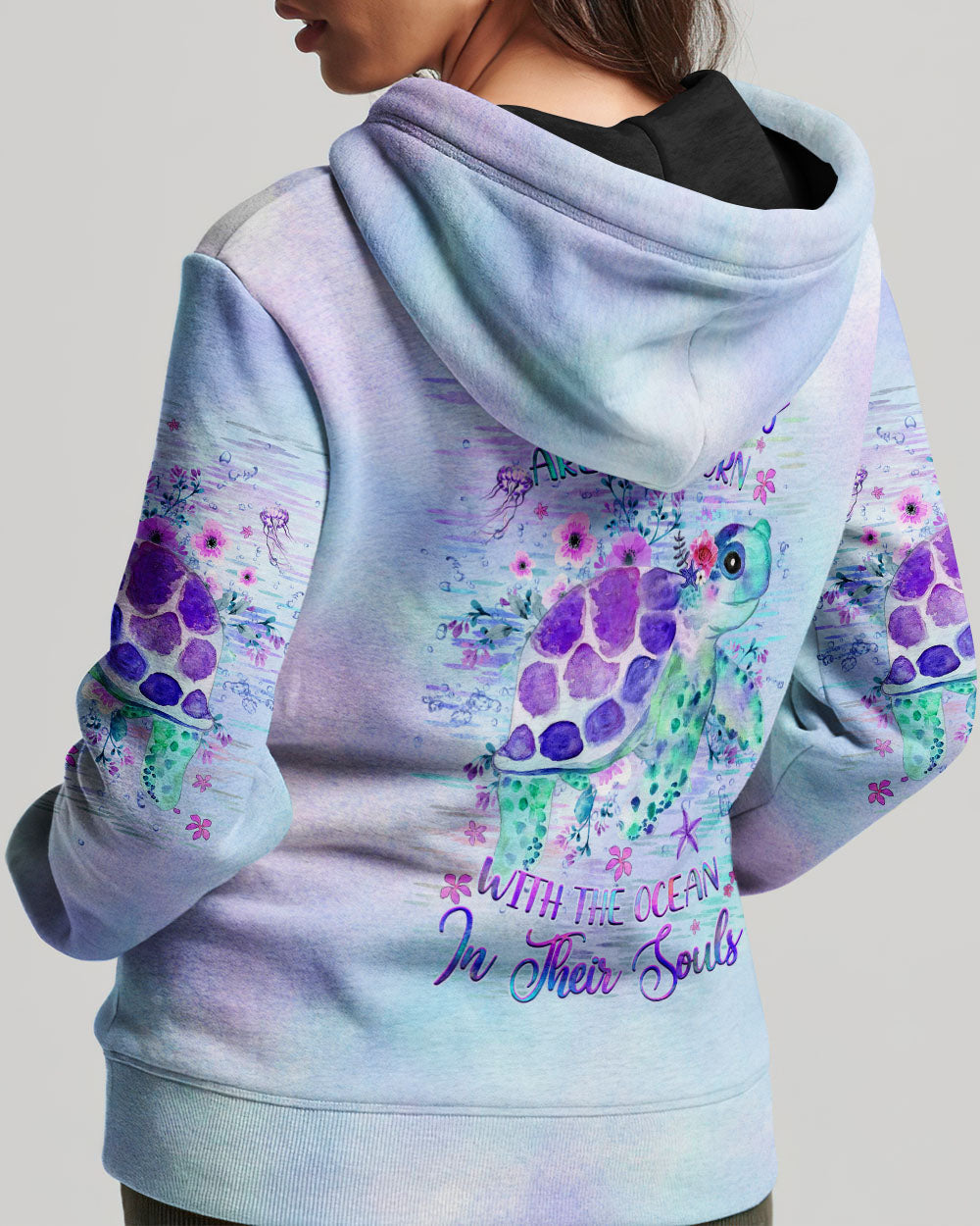 BLISSCORNERS SOME GIRLS ARE JUST BORN TURTLE ALL OVER PRINT