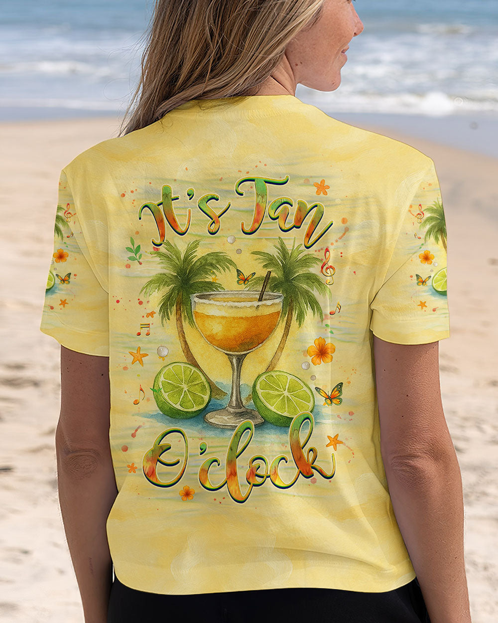 BLISSCORNERS IT'S TAN O'CLOCK ALL OVER PRINT