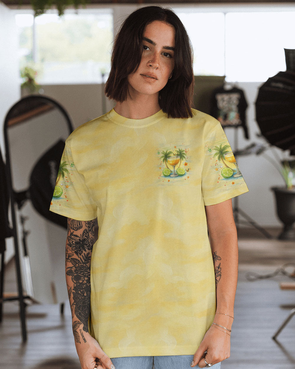 BLISSCORNERS IT'S TAN O'CLOCK ALL OVER PRINT