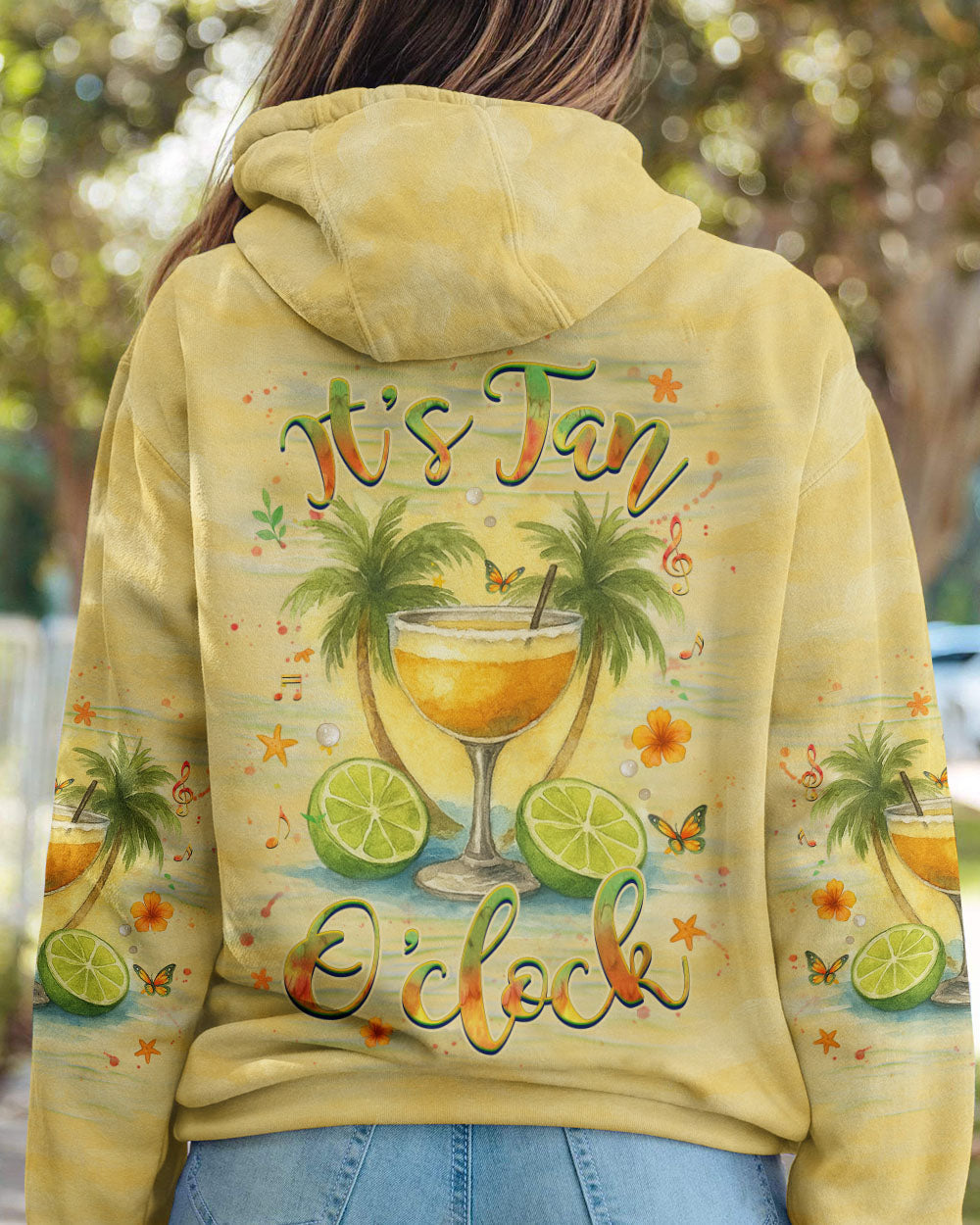 BLISSCORNERS IT'S TAN O'CLOCK ALL OVER PRINT