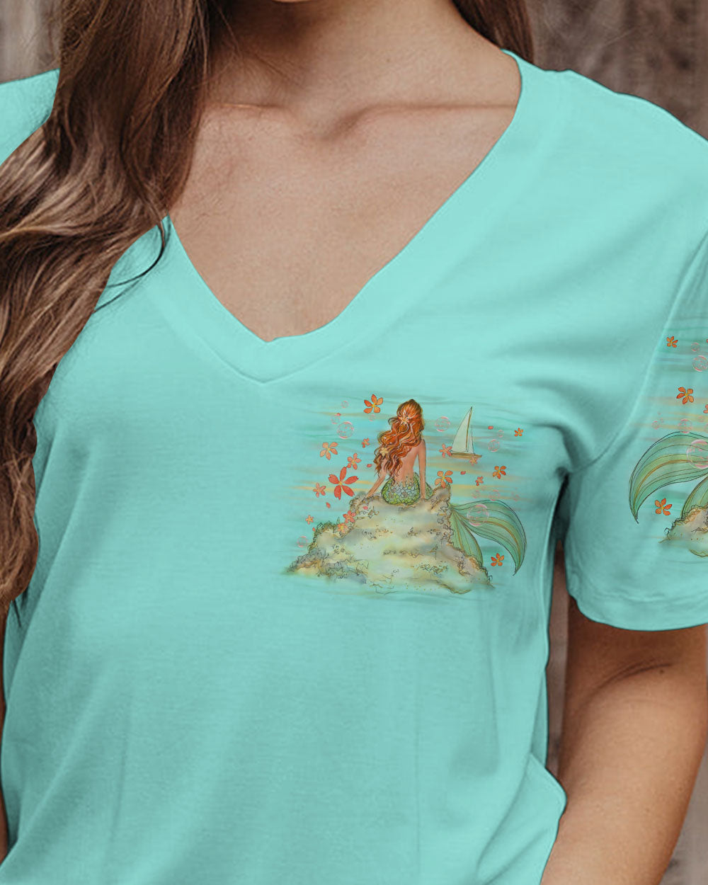 BLISSCORNERS I WANT TO BE WHERE THE PEOPLE AREN'T MERMAID ALL OVER PRINT