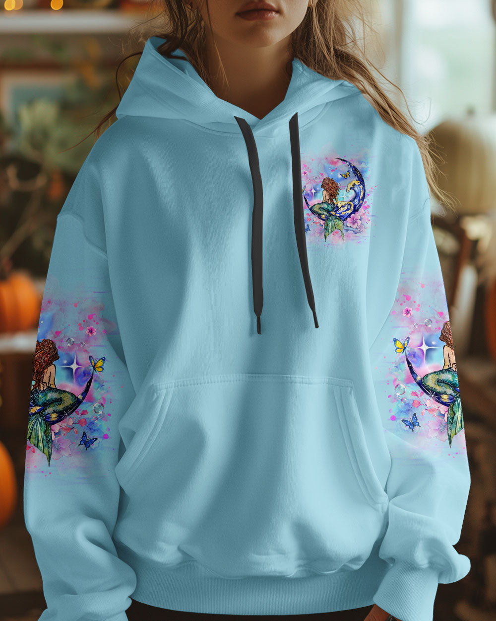 BLISSCORNERS STAY WILD OCEAN CHILD MERMAID ALL OVER PRINT