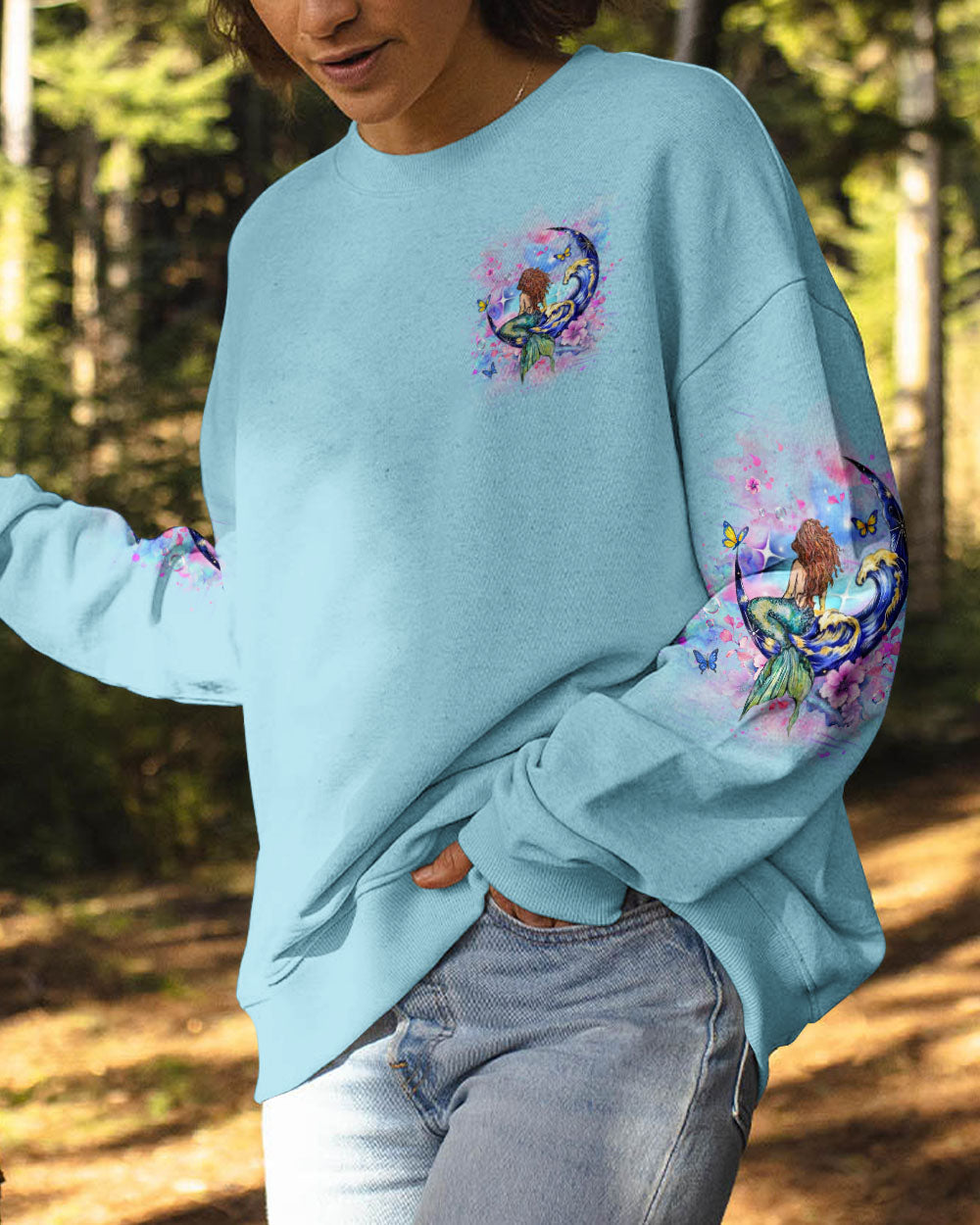 BLISSCORNERS STAY WILD OCEAN CHILD MERMAID ALL OVER PRINT