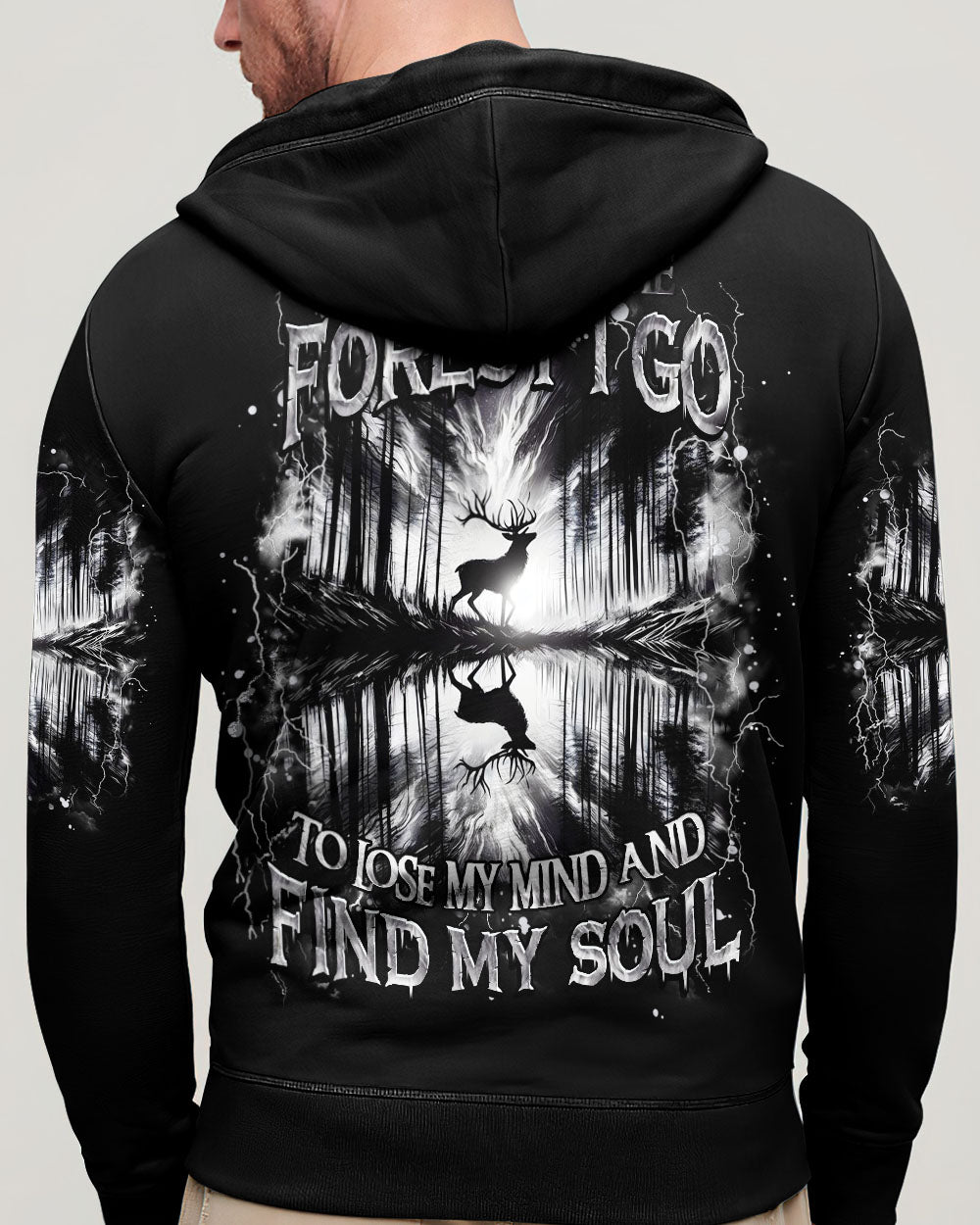 BLISSCORNERS AND INTO THE FOREST I GO ALL OVER PRINT