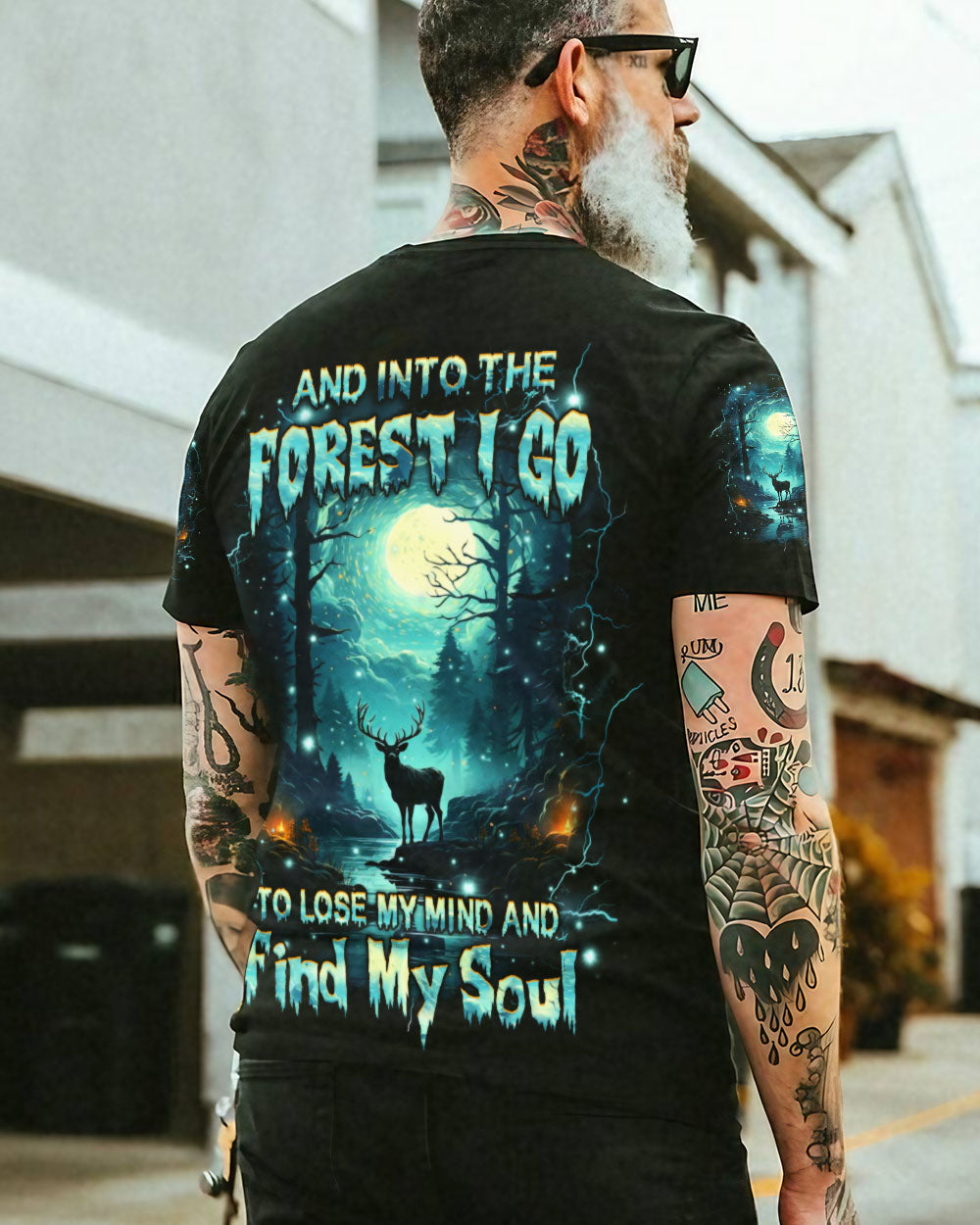 BLISSCORNERS AND INTO THE FOREST I GO ALL OVER PRINT