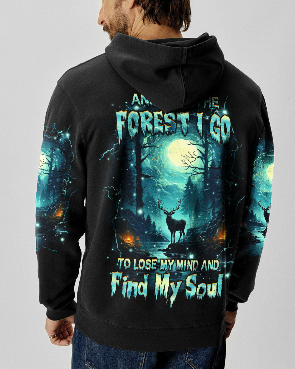 BLISSCORNERS AND INTO THE FOREST I GO ALL OVER PRINT