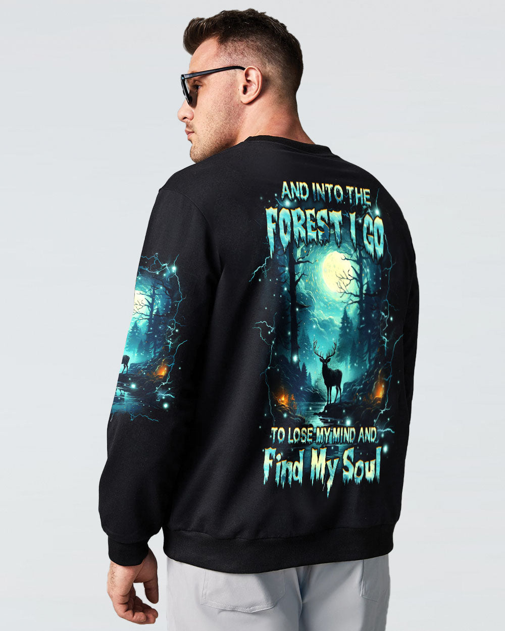 BLISSCORNERS AND INTO THE FOREST I GO ALL OVER PRINT