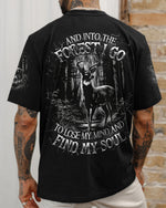 BLISSCORNERS AND INTO THE FOREST I GO DEER ALL OVER PRINT