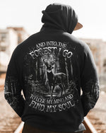 BLISSCORNERS AND INTO THE FOREST I GO DEER ALL OVER PRINT