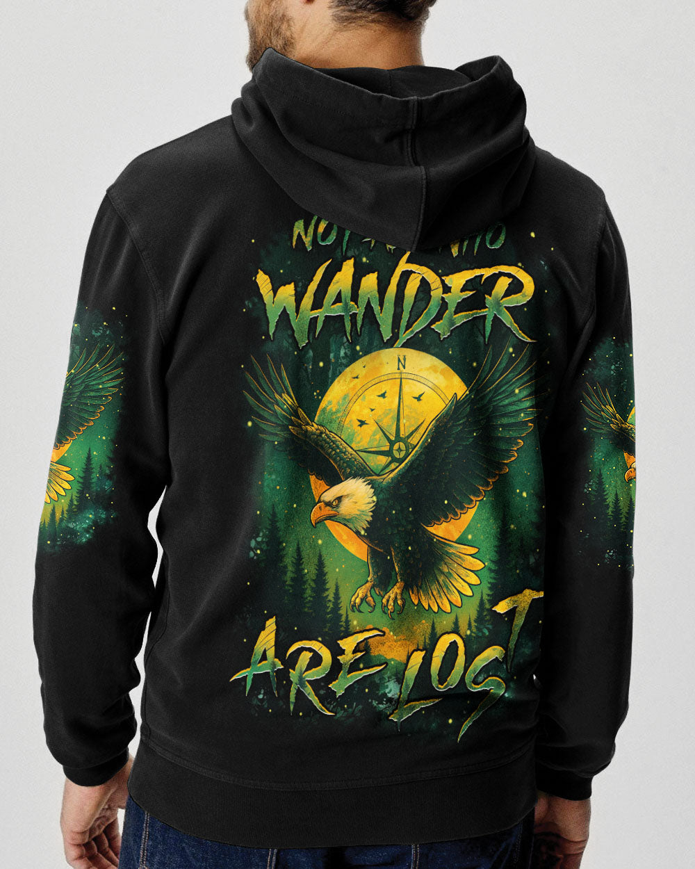BLISSCORNERS NOT ALL WHO WANDER ARE LOST ALL OVER PRINT