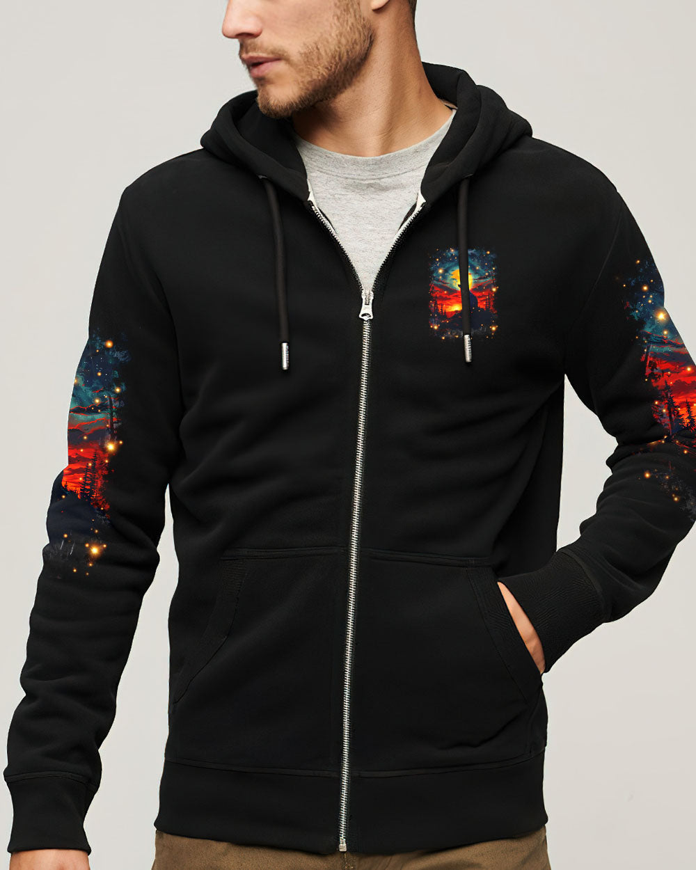 BLISSCORNERS AND INTO THE FOREST I GO WOLF ALL OVER PRINT