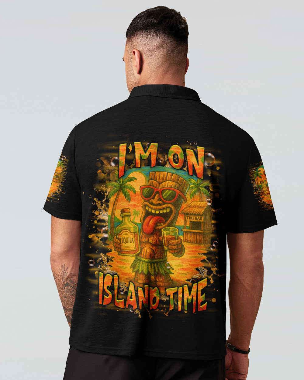 BLISSCORNERS I'M ON ISLAND TIME TIKI ALL OVER PRINT