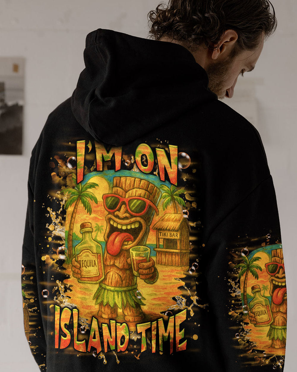 BLISSCORNERS I'M ON ISLAND TIME TIKI ALL OVER PRINT