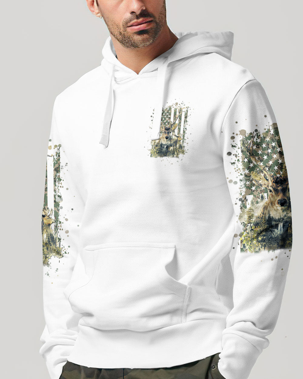 BLISSCORNERS THE CLOSER I GET TO NATURE DEER HUNTING ALL OVER PRINT