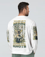 BLISSCORNERS THE CLOSER I GET TO NATURE DEER HUNTING ALL OVER PRINT