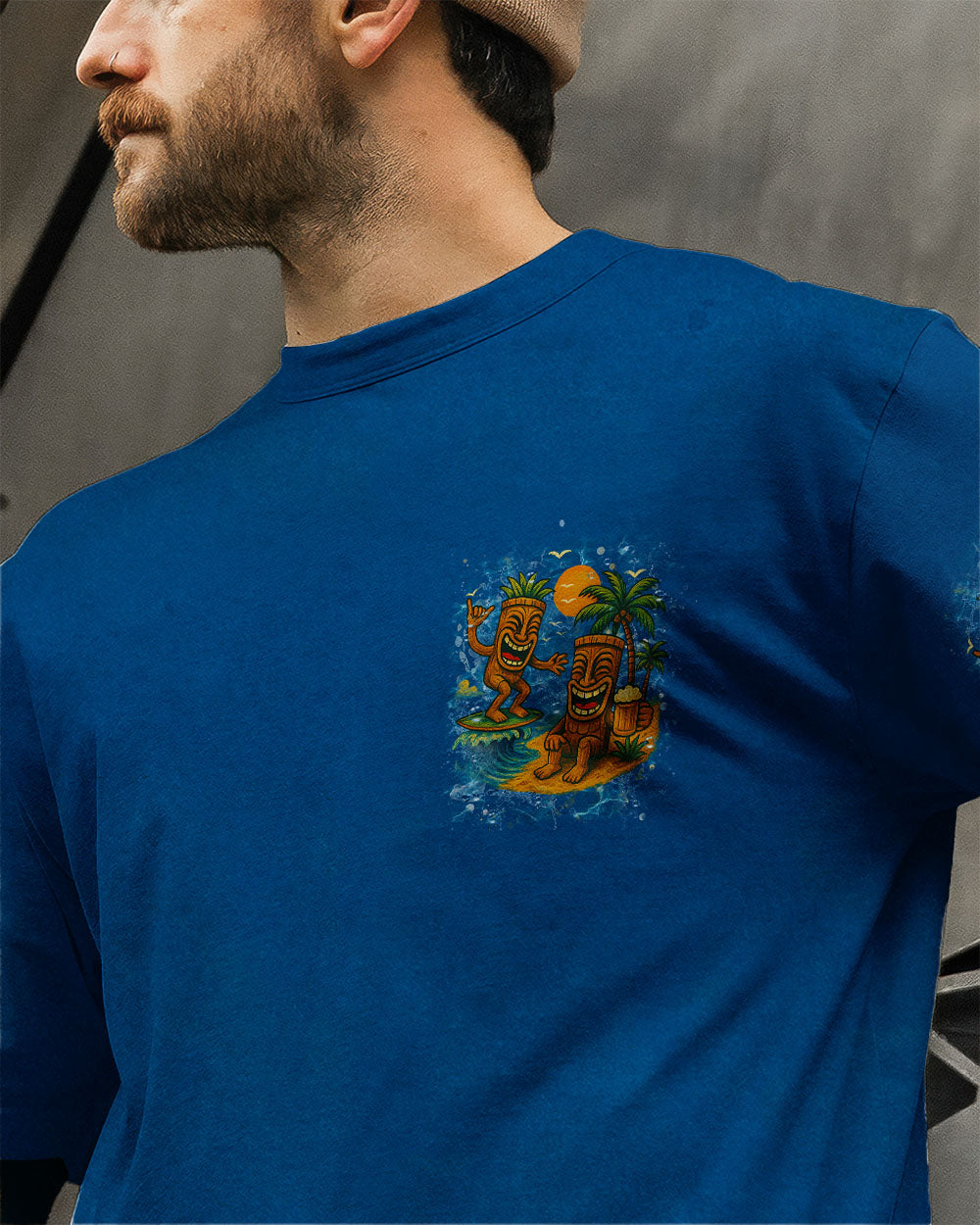 BLISSCORNERS MAKING MEMORIES ONE BEACH DAY AT A TIME TIKI ALL OVER PRINT