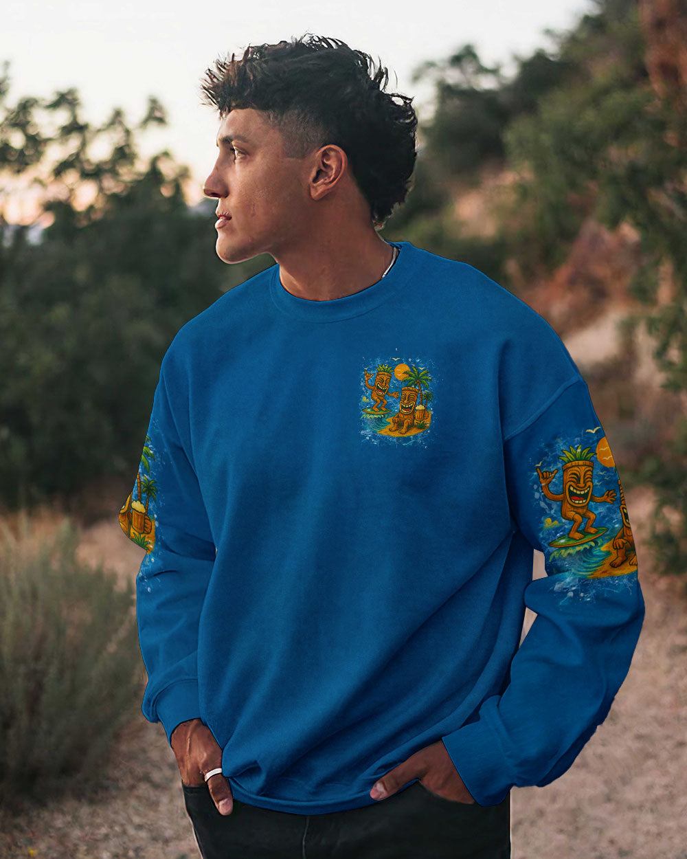 BLISSCORNERS MAKING MEMORIES ONE BEACH DAY AT A TIME TIKI ALL OVER PRINT