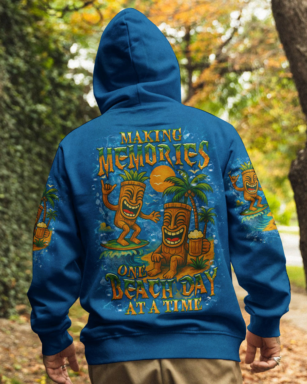 BLISSCORNERS MAKING MEMORIES ONE BEACH DAY AT A TIME TIKI ALL OVER PRINT