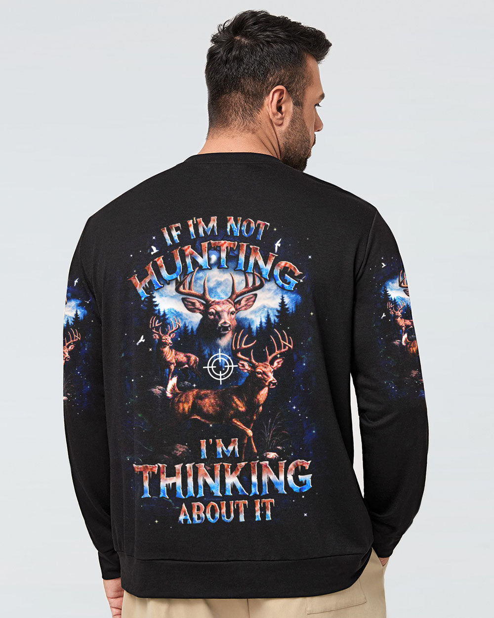 BLISSCORNERS IF I'M NOT HUNTING DEER ALL OVER PRINT