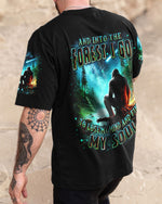BLISSCORNERS AND INTO THE FOREST I GO BIGFOOT ALL OVER PRINT