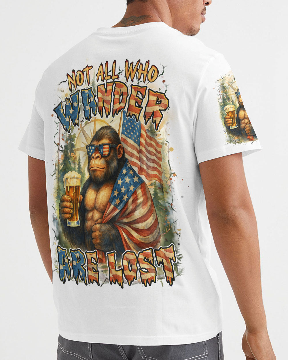 BLISSCORNERS NOT ALL WHO WANDER ARE LOST ALL OVER PRINT