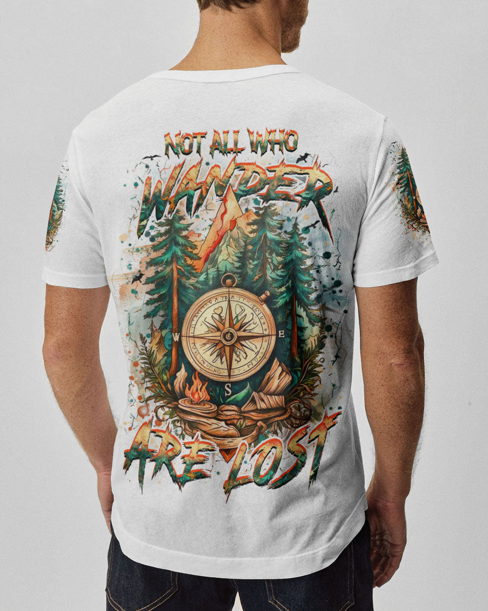 BLISSCORNERS NOT ALL WHO WANDER ARE LOST ALL OVER PRINT