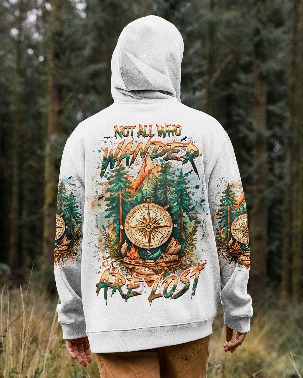 BLISSCORNERS NOT ALL WHO WANDER ARE LOST ALL OVER PRINT