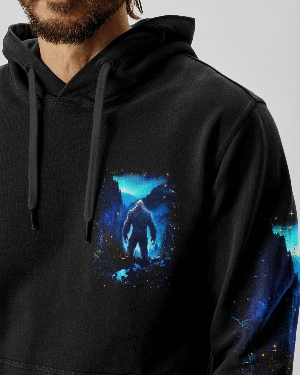 BLISSCORNERS THE MOUNTAINS ARE CALLING BIGFOOT ALL OVER PRINT