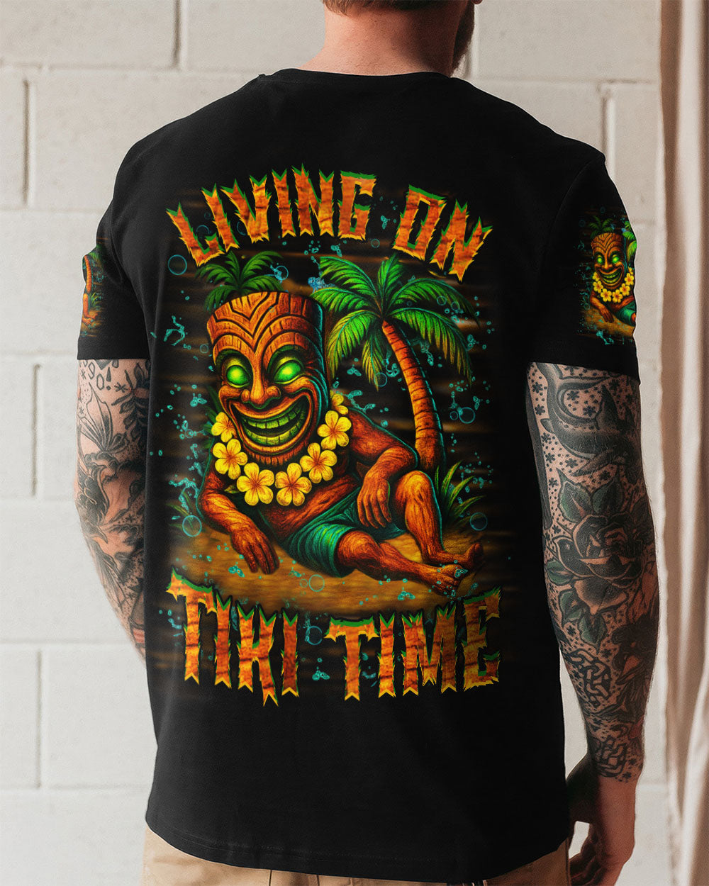 BLISSCORNERS LIVING ON TIKI TIME ALL OVER PRINT