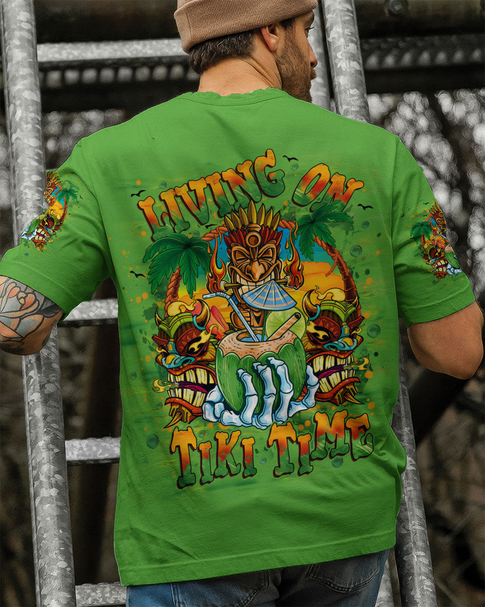 BLISSCORNERS LIVING ON TIKI TIME ALL OVER PRINT