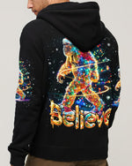 BLISSCORNERS BELIEVE BIGFOOT CHRISTMAS ALL OVER PRINT