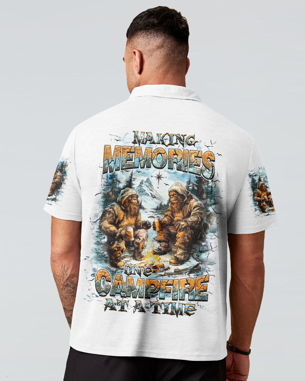 BLISSCORNERS MAKING MEMORIES ONE CAMPFIRE AT A TIME BIGFOOT ALL OVER PRINT