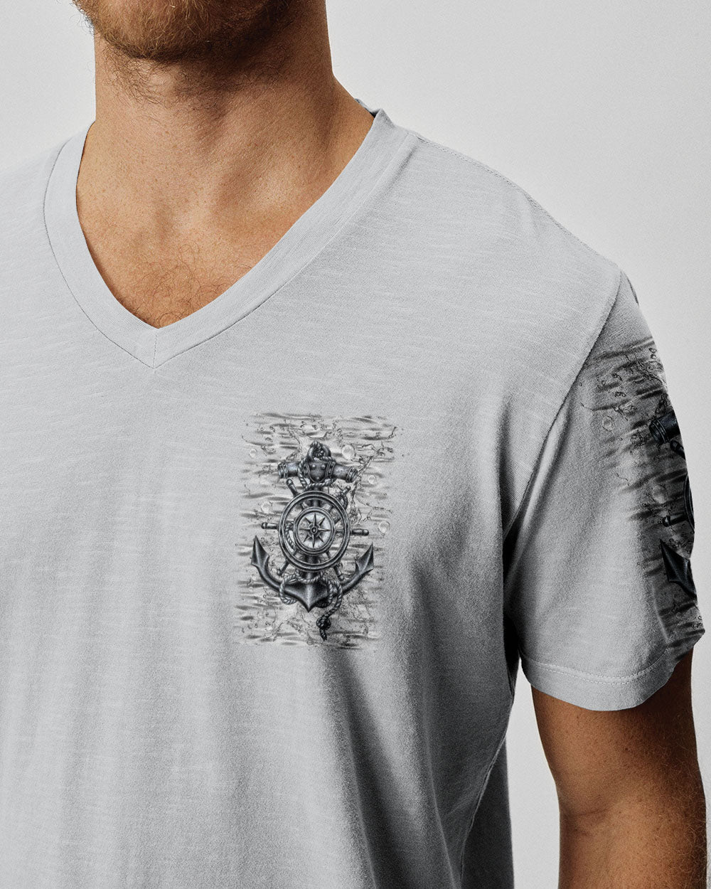 BLISSCORNERS NOT ALL WHO WANDER ARE LOST ANCHOR COMPASS ALL OVER PRINT