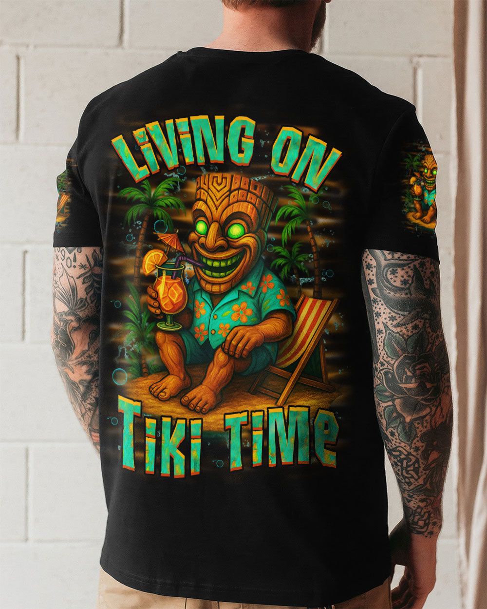 BLISSCORNERS LIVING ON TIKI TIME ALL OVER PRINT