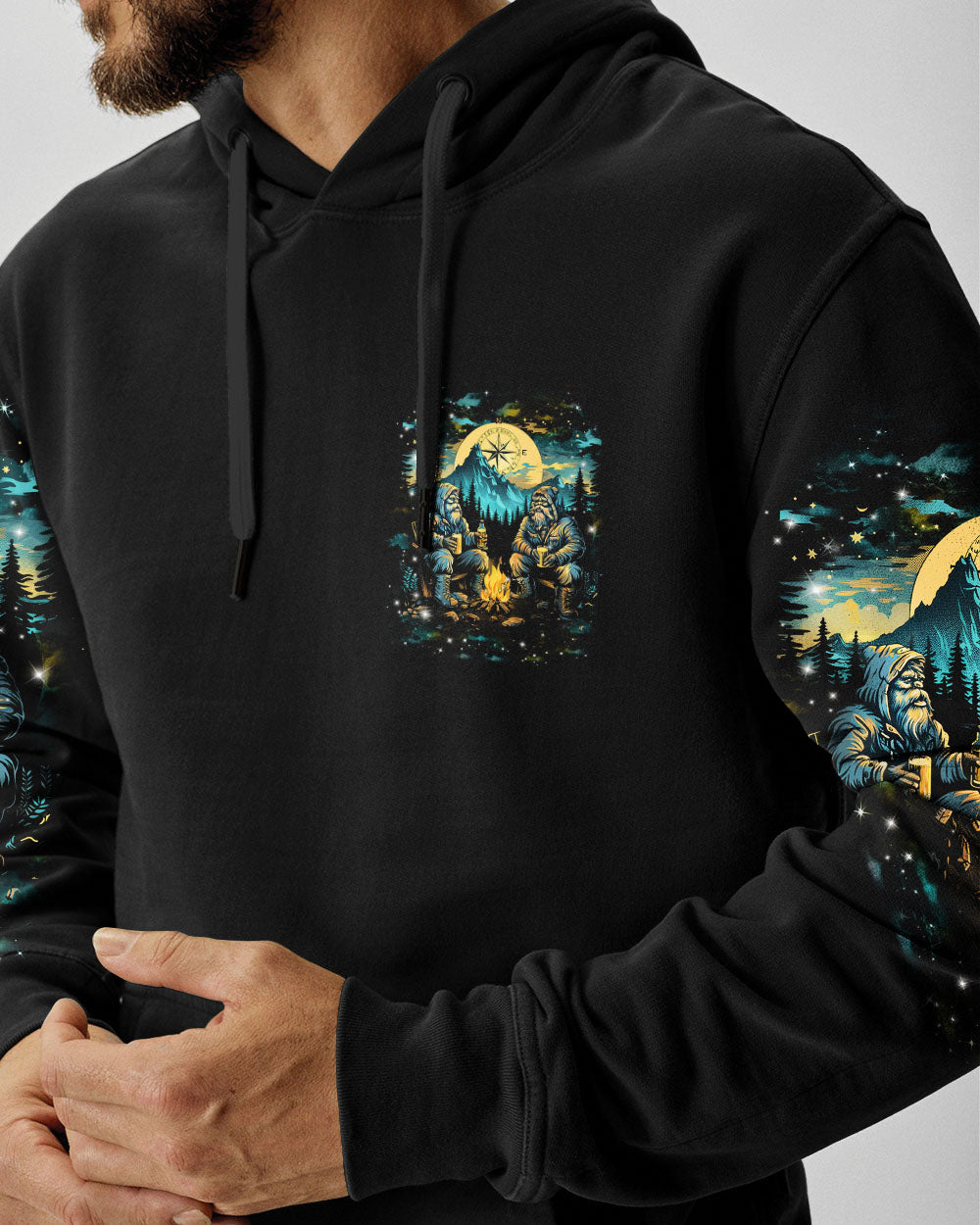BLISSCORNERS MAKING MEMORIES ONE CAMPFIRE AT A TIME BIGFOOT ALL OVER PRINT- YHHN1112241