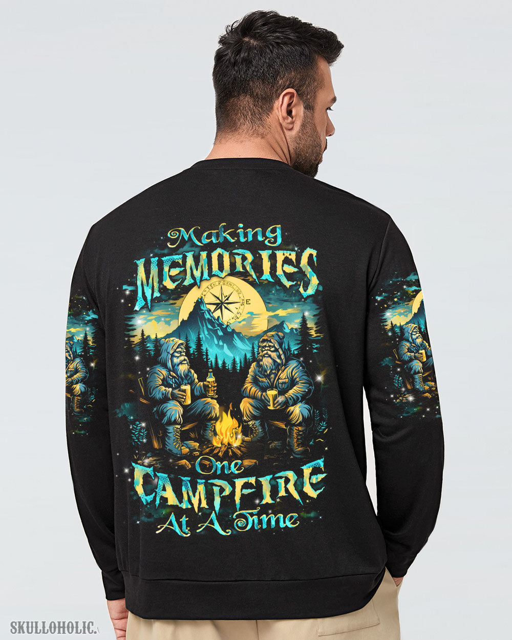 BLISSCORNERS MAKING MEMORIES ONE CAMPFIRE AT A TIME BIGFOOT ALL OVER PRINT- YHHN1112241