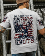 BLISSCORNERS THE CLOSER I GET TO NATURE DEER ALL OVER PRINT