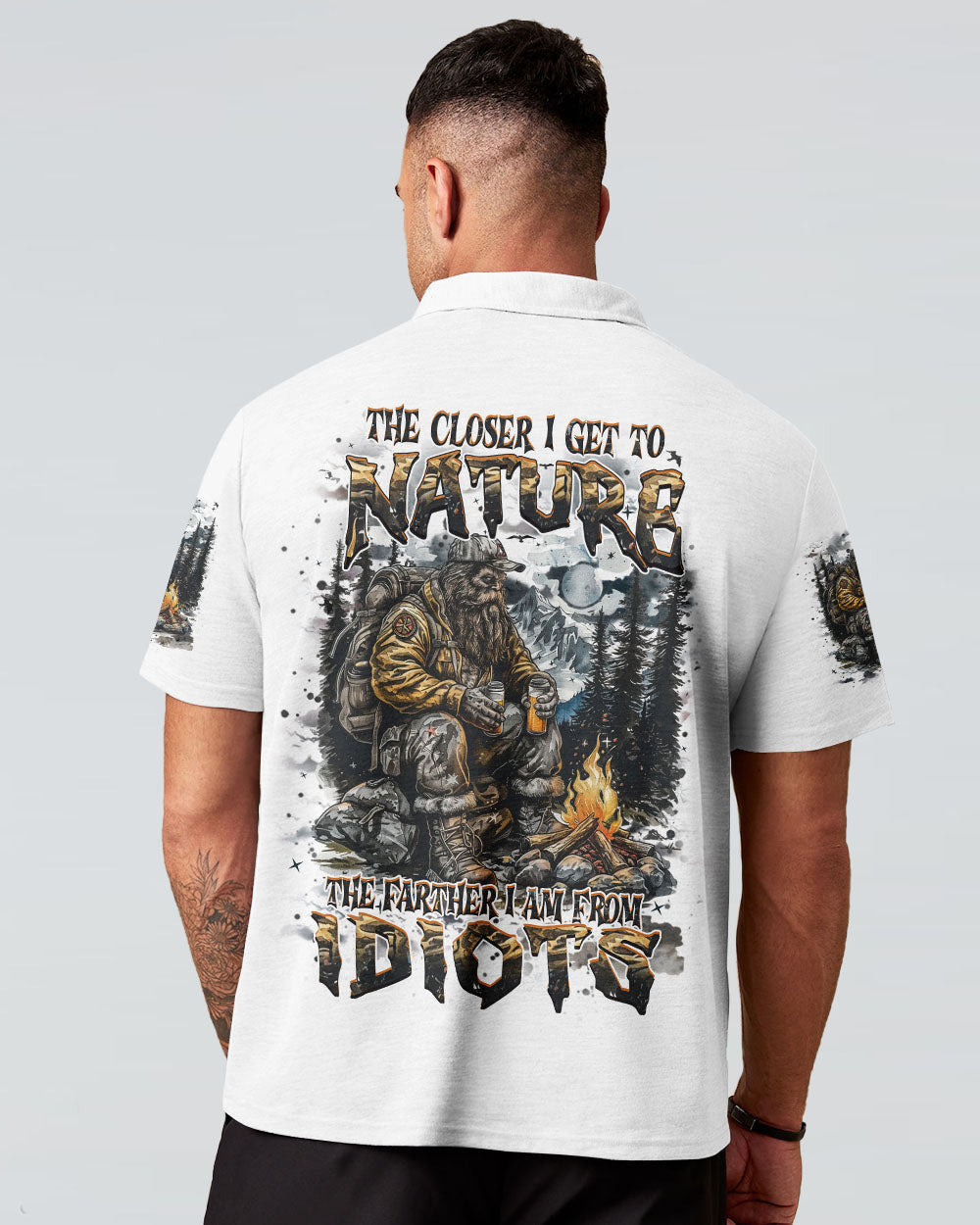 BLISSCORNERS THE CLOSER I GET TO NATURE BIGFOOT ALL OVER PRINT