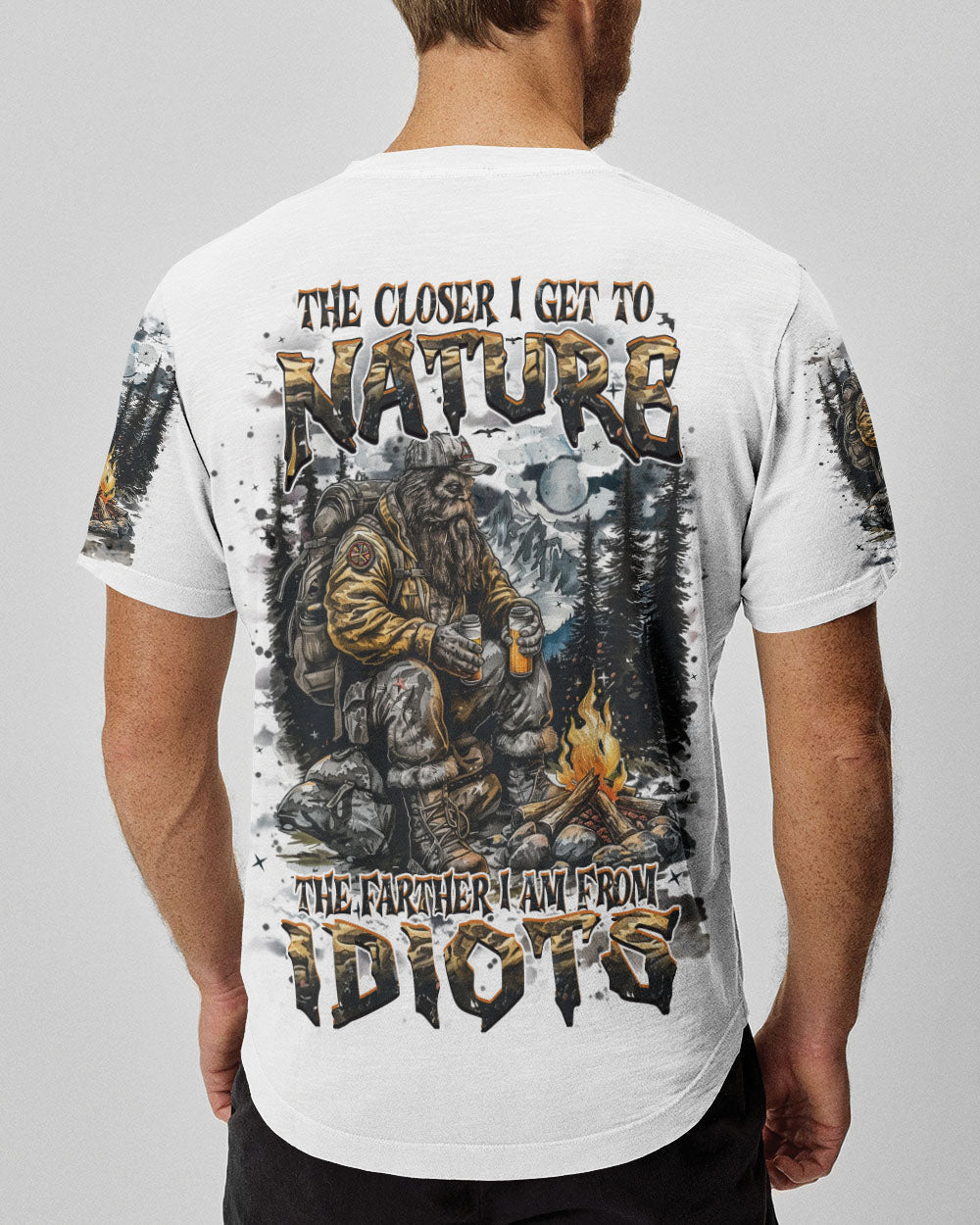 BLISSCORNERS THE CLOSER I GET TO NATURE BIGFOOT ALL OVER PRINT