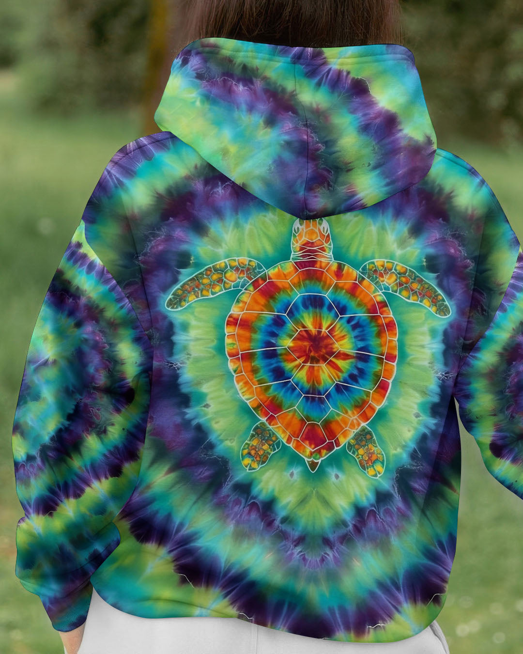 BLISSCORNERS TURTLE TIE DYE ALL OVER PRINT