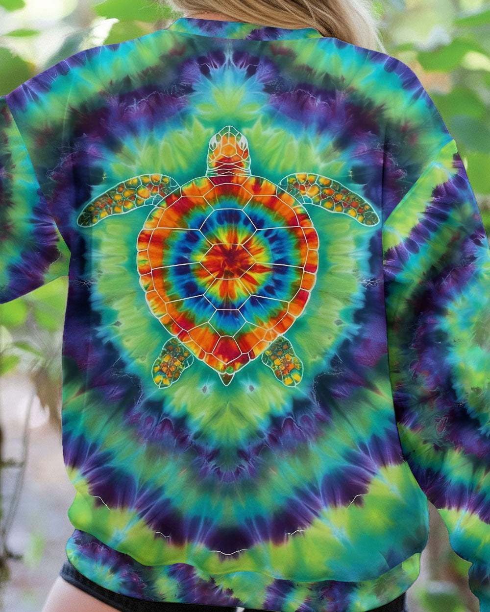 BLISSCORNERS TURTLE TIE DYE ALL OVER PRINT