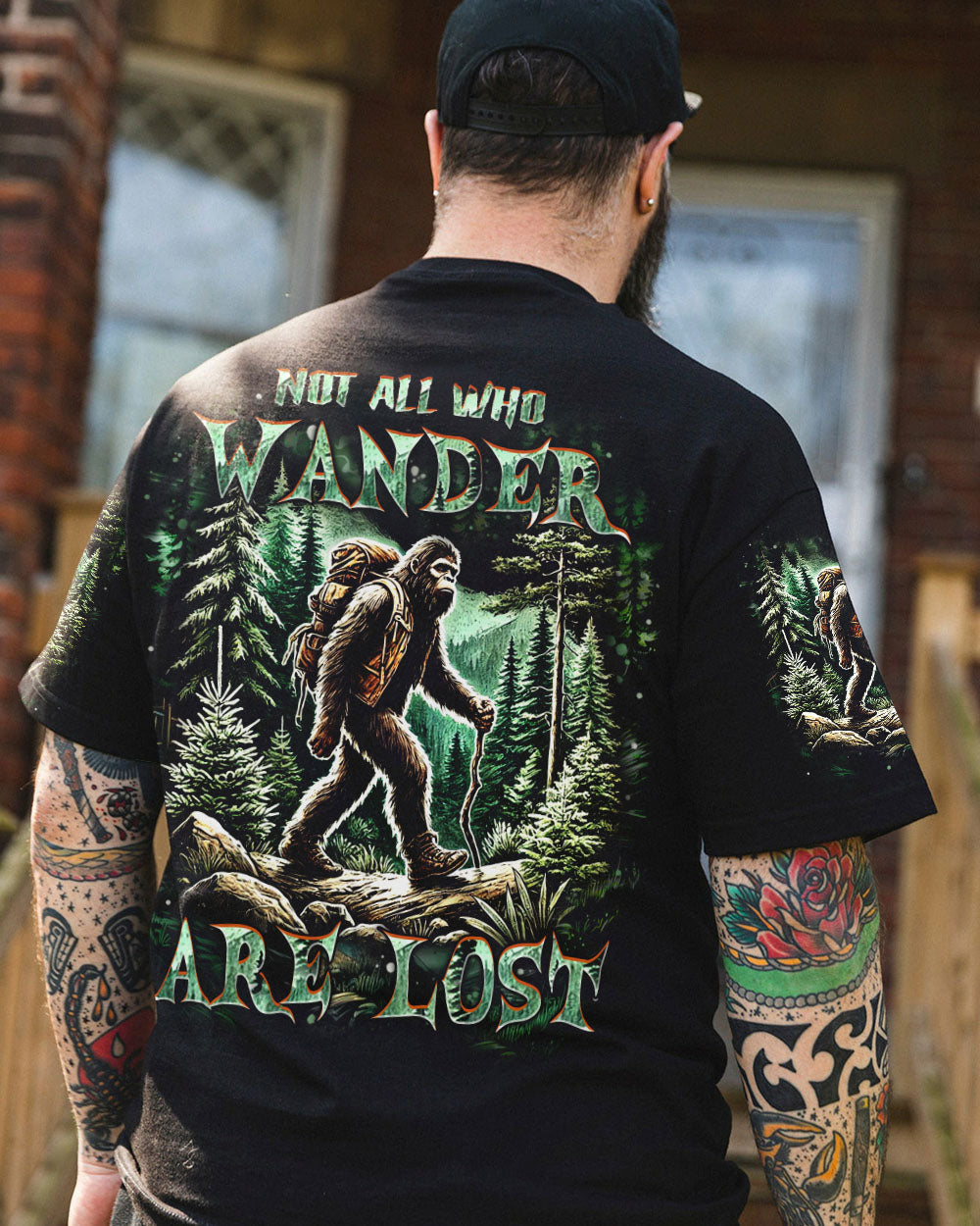 BLISSCORNERS NOT ALL WHO WANDER ARE LOST ALL OVER PRINT