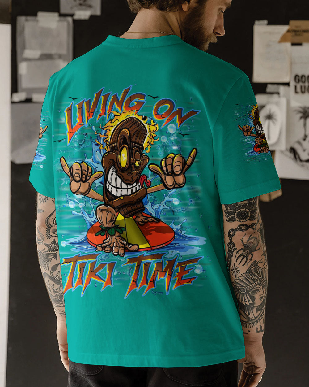BLISSCORNERS LIVING ON TIKI TIME ALL OVER PRINT
