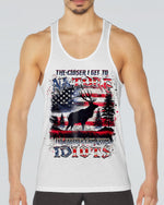 BLISSCORNERS THE CLOSER I GET TO NATURE DEER HUNTING ALL OVER PRINT