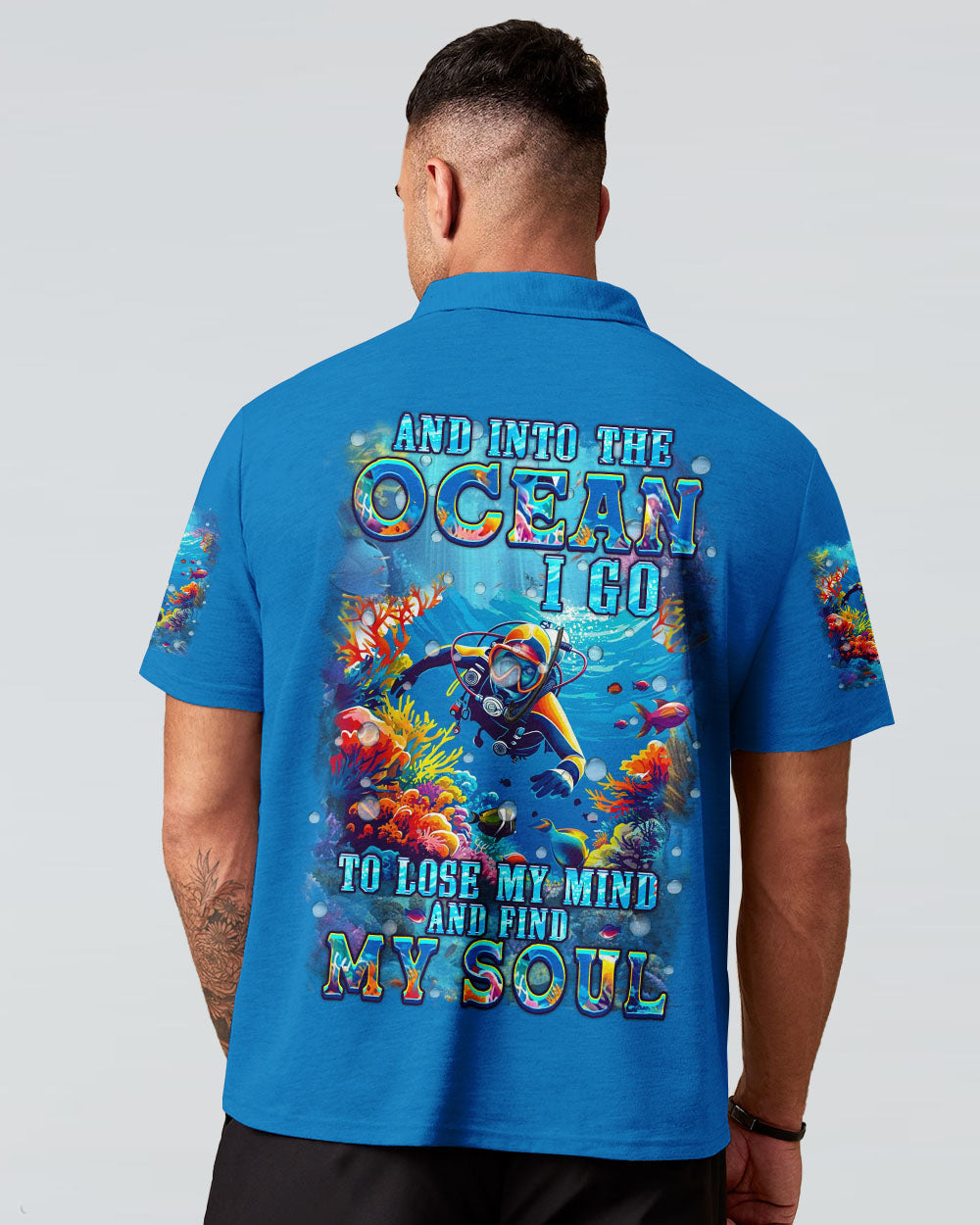 BLISSCORNERS AND INTO THE OCEAN I GO SCUBA DIVING ALL OVER PRINT