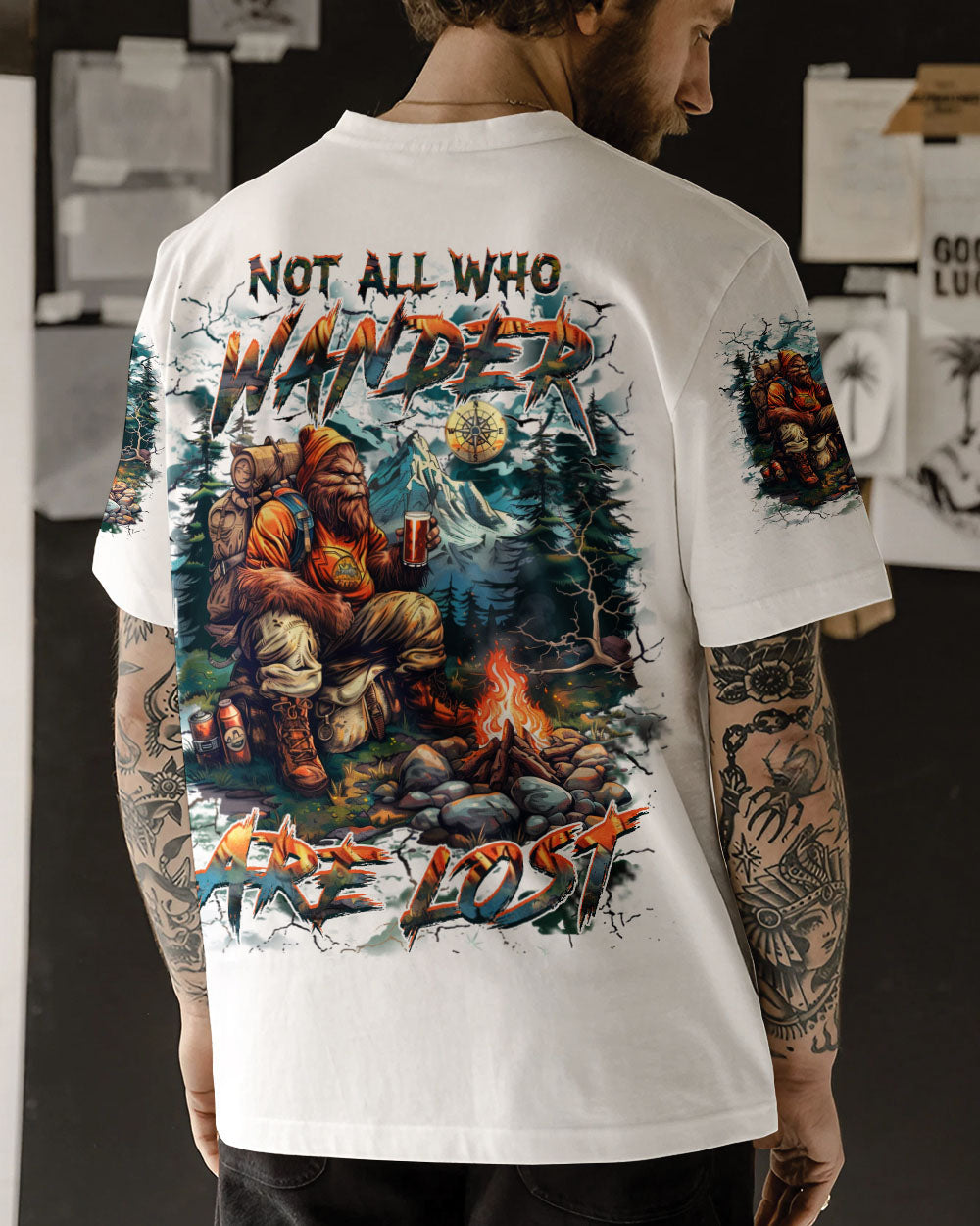 BLISSCORNERS NOT ALL WHO WANDER ARE LOST ALL OVER PRINT