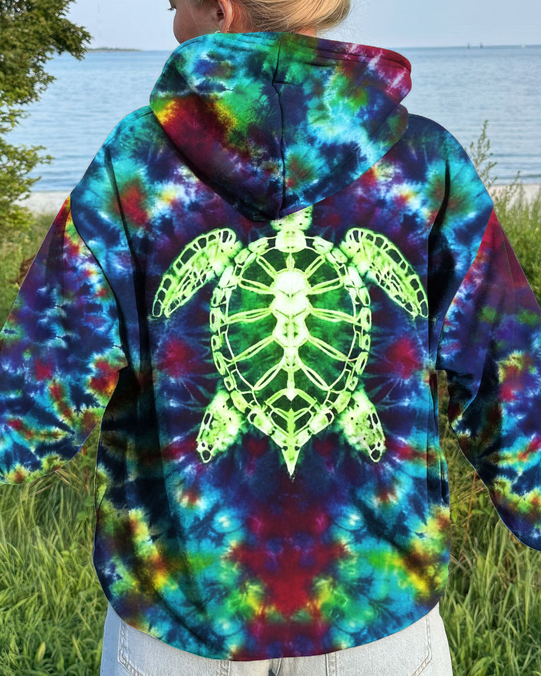 BLISSCORNERS TIE DYE TURTLE ALL OVER PRINT