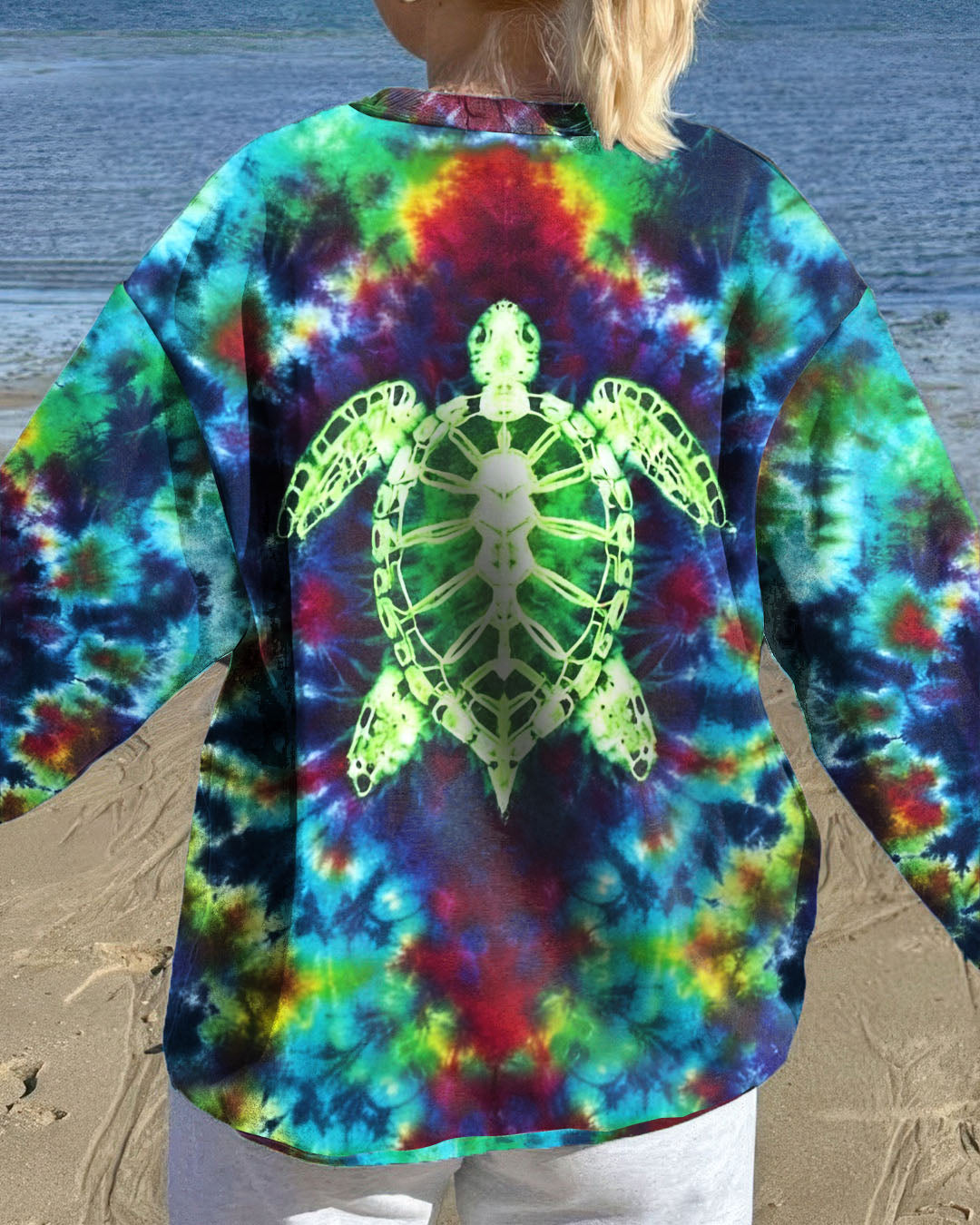 BLISSCORNERS TIE DYE TURTLE ALL OVER PRINT