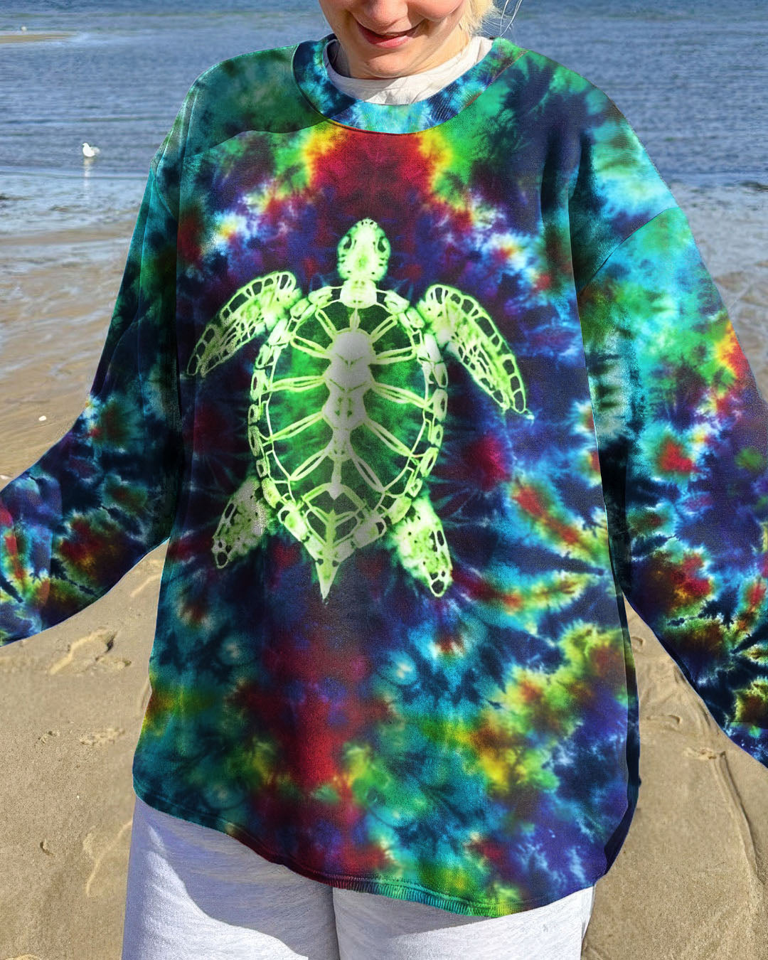 BLISSCORNERS TIE DYE TURTLE ALL OVER PRINT